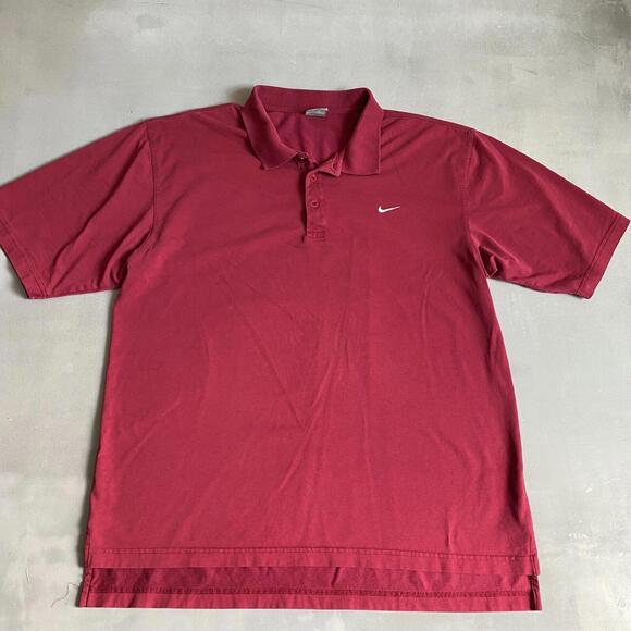 Nike Other - Vintage Nike Shirt Mens  XL Red Polo dri fit retro Y2k Short‎ Sleeve preppy